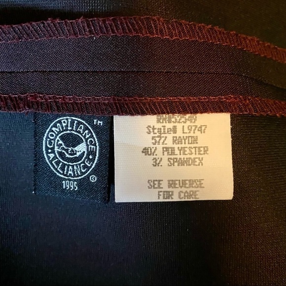 Laundry by Shelli Segal Burgandy Embellished Dress, size Small 4/6 - Picture 8 of 11